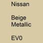 Preview: Nissan, Beige Metallic, EV0.